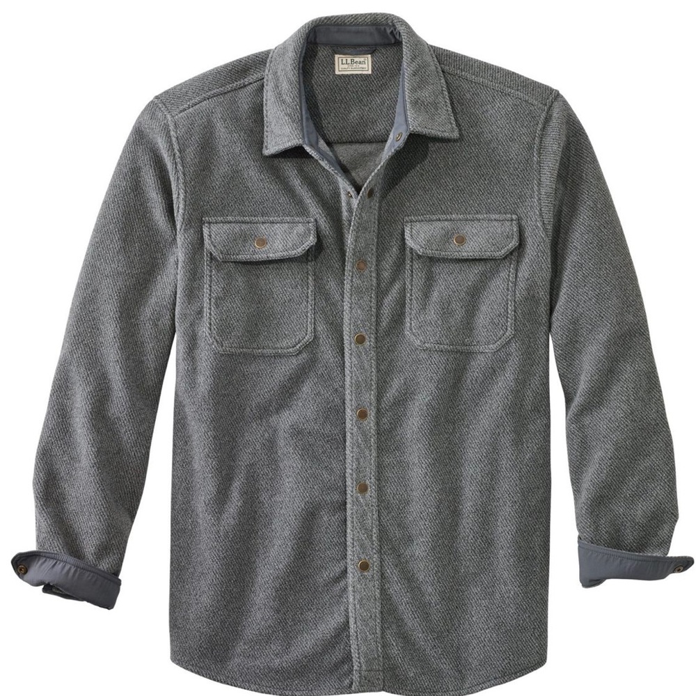 LL Bean Allagash Fleece Overshirt